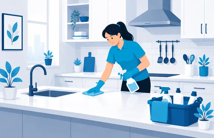 kitchen cleaning
